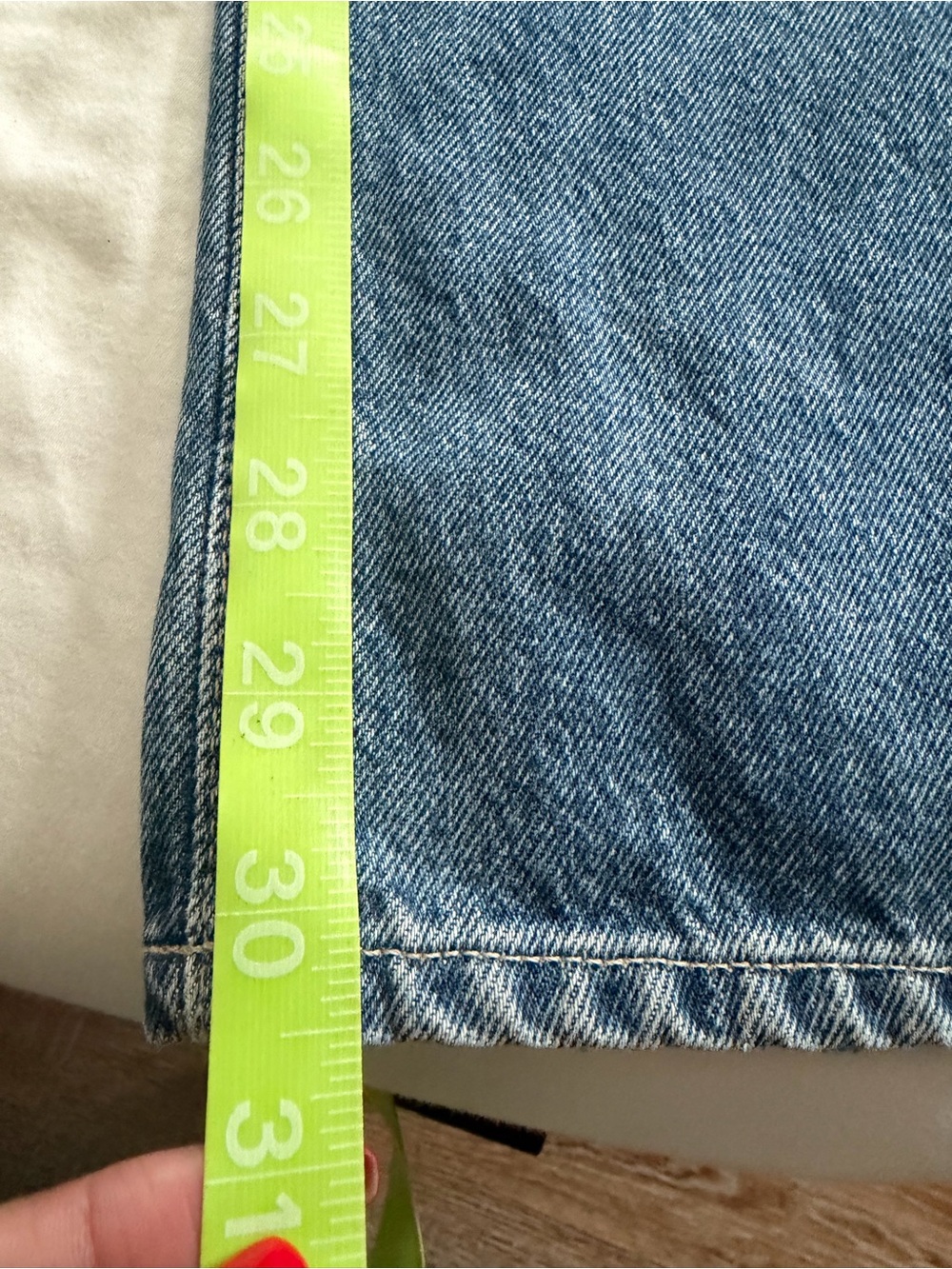 Citizens of Humanity Blue Ayla Baggy Tuxedo Stripe Jeans - Picture 7 of 7